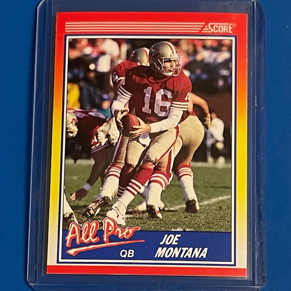 Joe Montana #582 [All-Pro] 1990 Score Football Trading Card
